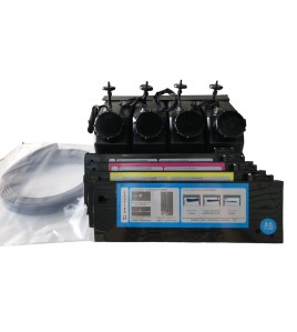 Roland UV Bulk Ink System-4 Bottles(1.5L), 4 Cartridges(CMYK) Roland UV Bulk Ink System-4 Bottles(1.5L), 4 Cartridges(CMYK)