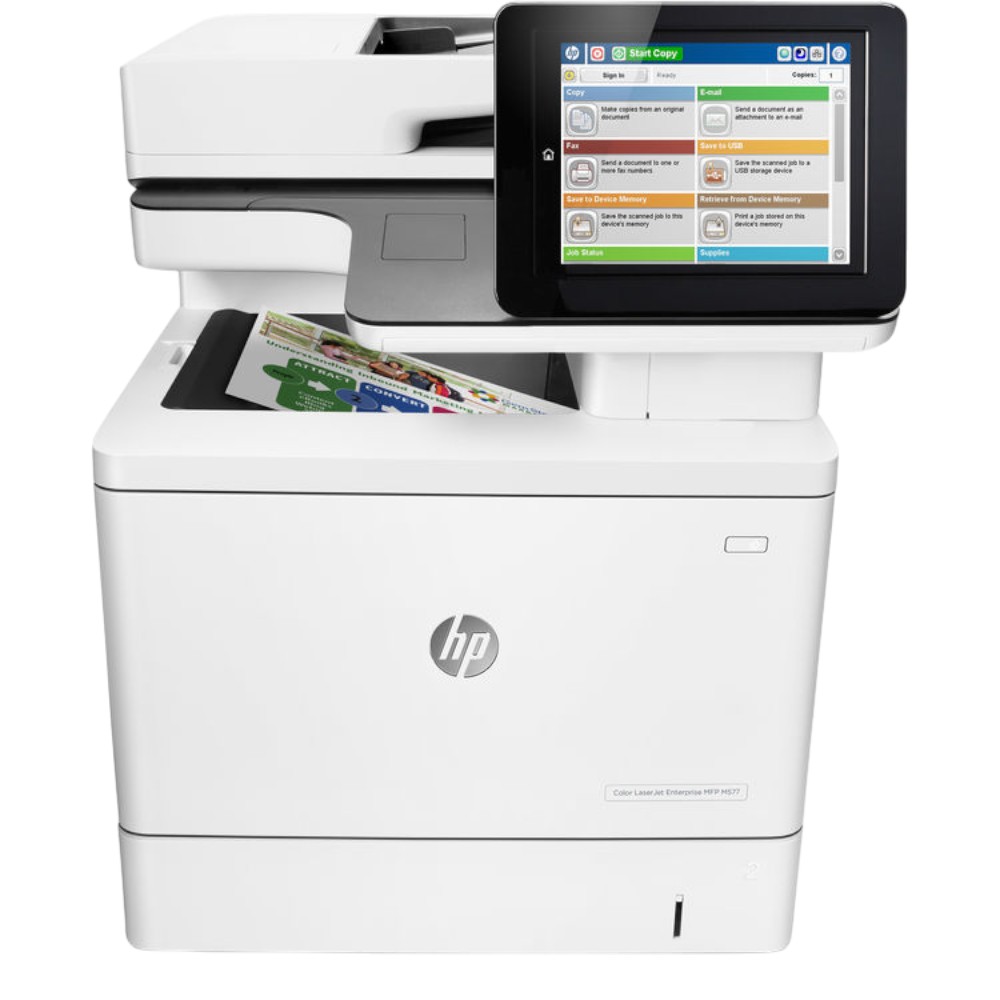 HP Color LaserJet Enterprise M577dn All-In-One Laser Printer